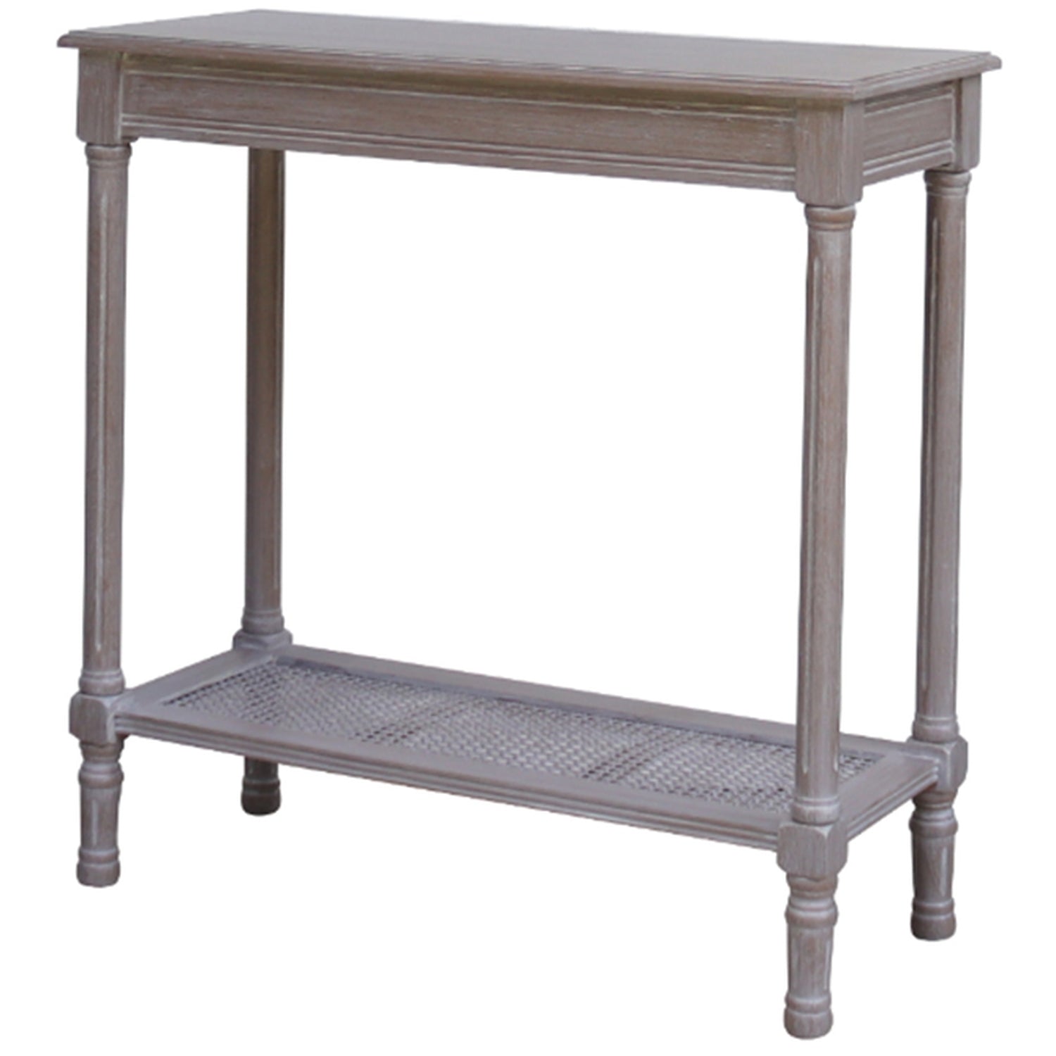 Elegant The Serene Rattan Collection Console Table - Eco - Friendly Charm - Darlington's Décor
