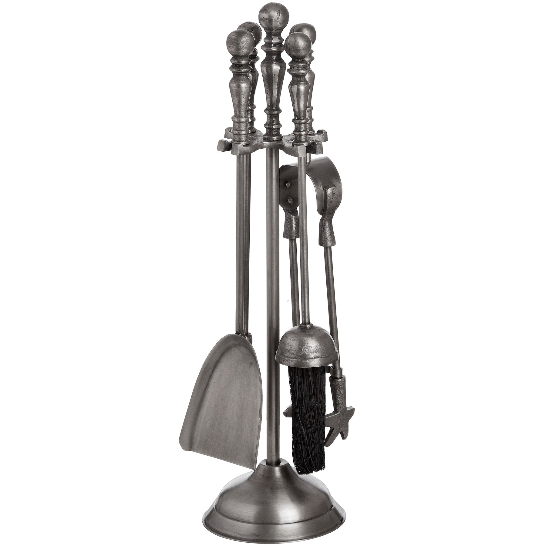 Traditional Companion Set In Antique Pewter Elegance - Darlington's Décor