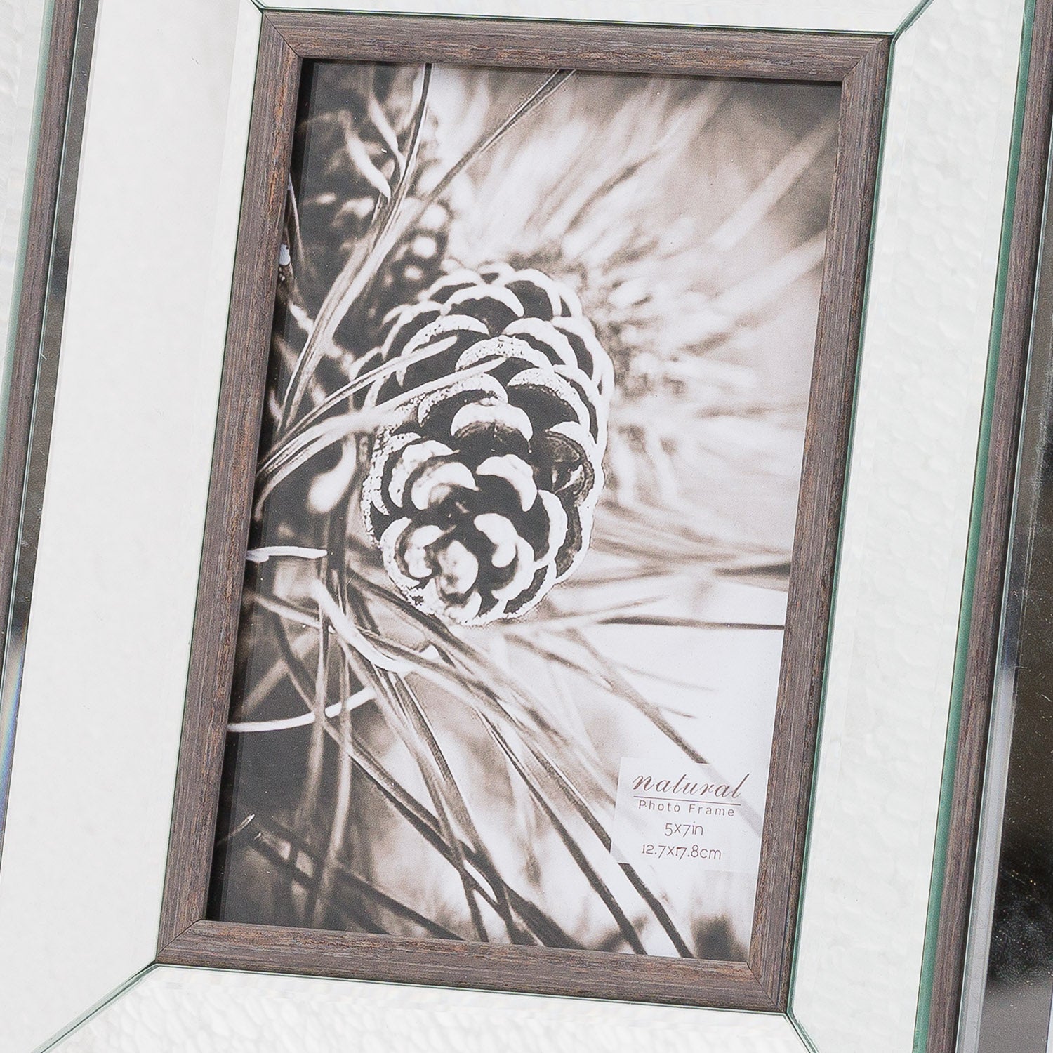 Tristan Mirror And Wood 5X7 Frame For Elegant Decor - Darlington's Décor