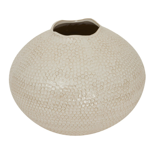 Zaffera Caldron Vase: Elegant Texture for Modern Decor - Darlington's Décor
